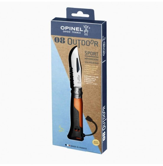 OPINEL No.8 Inox Σουγιάς OUTDOOR SPORTS 001577 ORANGE