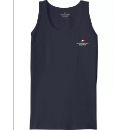 SCUOLA NAUTICA ITALIANA MAN VEST WITH EMBROIDERY 015955 BLACK