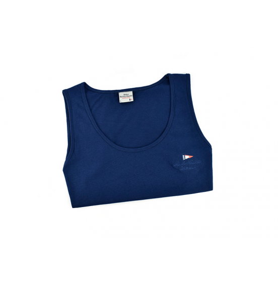 SCUOLA NAUTICA ITALIANA MAN VEST WITH EMBROIDERY 015955 BLUE