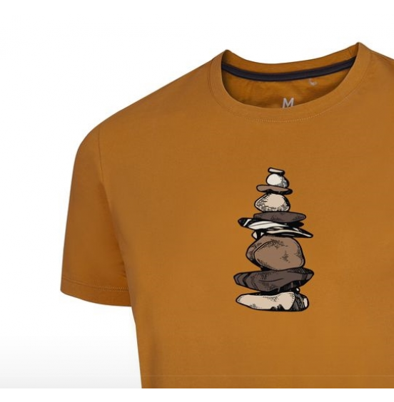 OCUN ΑΝΔΡΙΚΟ T-SHIRT STONEMAN 05243 BROWN BRONZE