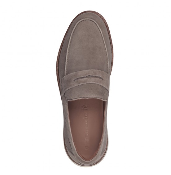 TAMARIS ΑΝΔΡΙΚΑ ΔΕΡΜΑΤΙΝΑ LOAFERS 1-14201-42-378 TAUPE SUEDE