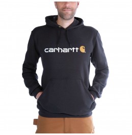 CARHARTT ΑΝΔΡΙΚΟ ΦΟΥΤΕΡ LOOSE FIT MIDWEIGHT LOGO GRAPHIC SWEATSHIRT 100074-BLK BLACK