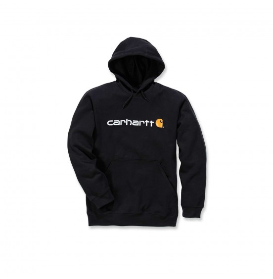 CARHARTT ΑΝΔΡΙΚΟ ΦΟΥΤΕΡ LOOSE FIT MIDWEIGHT LOGO GRAPHIC SWEATSHIRT 100074-BLK BLACK