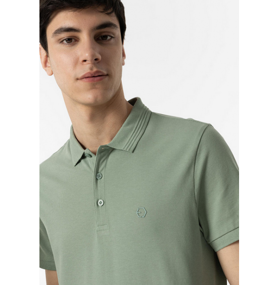 TIFFOSI MANNING_2 ΑΝΔΡΙΚΟ ΚΟΝΤΟΜΑΝΙΚΟ POLO 10050806-805 LIGHT MINT