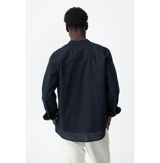 TIFFOSI BISHOP ΑΝΔΡΙΚΟ ΠΟΥΚΑΜΙΣΟ Mau 10065634-788 BLUE BLACK