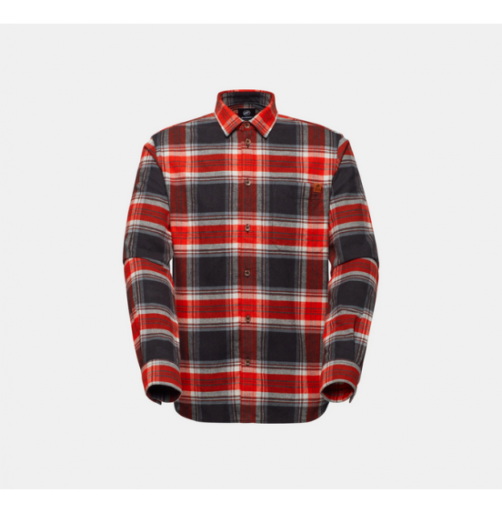 MAMMUT ΑΝΔΡΙΚΟ ΠΟΥΚΑΜΙΣΟ TROVAT LONGSLEEVE SHIRT 1015-01351-00807 BLACK RED
