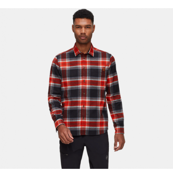 MAMMUT ΑΝΔΡΙΚΟ ΠΟΥΚΑΜΙΣΟ TROVAT LONGSLEEVE SHIRT 1015-01351-00807 BLACK RED