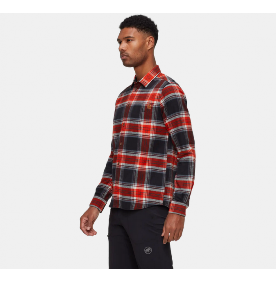 MAMMUT ΑΝΔΡΙΚΟ ΠΟΥΚΑΜΙΣΟ TROVAT LONGSLEEVE SHIRT 1015-01351-00807 BLACK RED