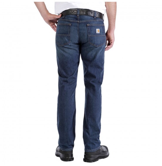 CARHARTT ΑΝΔΡΙΚΟ ΠΑΝΤΕΛΟΝΙ RUGGED FLEX 5-POCKET RELAXED FIT 102804-498 BLUE CHAMBRAY