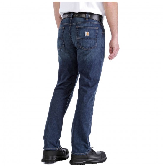 CARHARTT ΑΝΔΡΙΚΟ ΠΑΝΤΕΛΟΝΙ RUGGED FLEX 5-POCKET RELAXED FIT 102804-498 BLUE CHAMBRAY