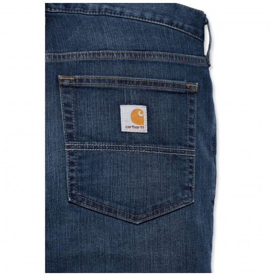 CARHARTT ΑΝΔΡΙΚΟ ΠΑΝΤΕΛΟΝΙ RUGGED FLEX 5-POCKET RELAXED FIT 102804-498 BLUE CHAMBRAY