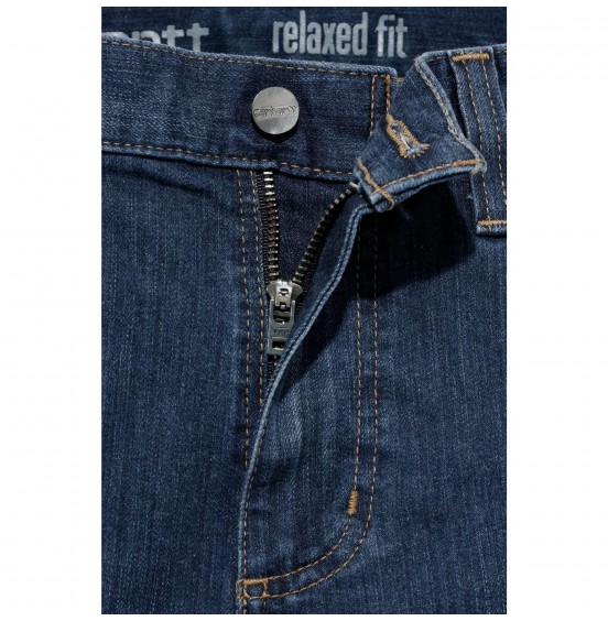 CARHARTT ΑΝΔΡΙΚΟ ΠΑΝΤΕΛΟΝΙ RUGGED FLEX 5-POCKET RELAXED FIT 102804-498 BLUE CHAMBRAY