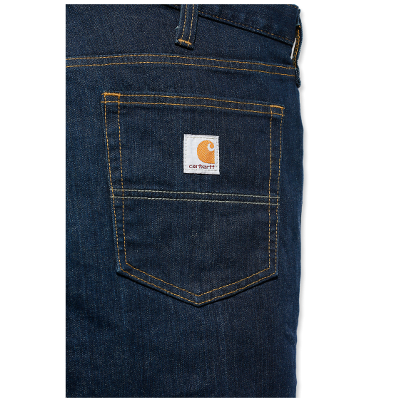 CARHARTT ΑΝΔΡΙΚΟ ΠΑΝΤΕΛΟΝΙ RUGGED FLEX 5-POCKET TAPERED JEAN SLIM FIT 102807-491 ERIE