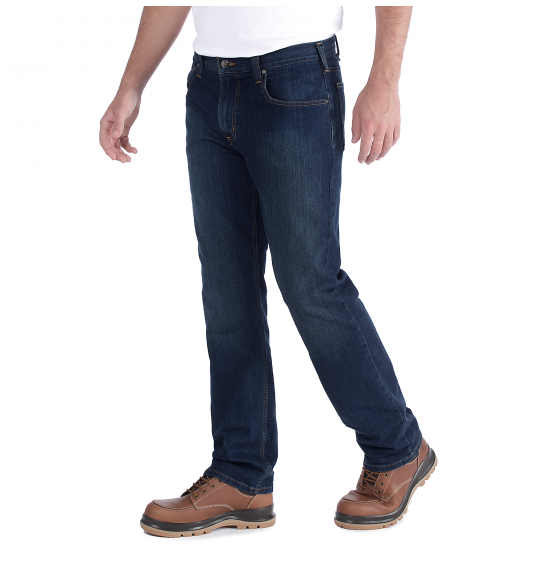 CARHARTT ΑΝΔΡΙΚΟ ΠΑΝΤΕΛΟΝΙ RUGGED FLEX 5-POCKET TAPERED JEAN SLIM FIT 102807-491 ERIE