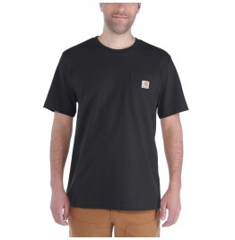 CARHARTT ΑΝΔΡΙΚΟ T-SHIRT RELAXED FIT HEAVYWEIGHT SHORT-SLEEVE POCKET 103296-001 BLACK