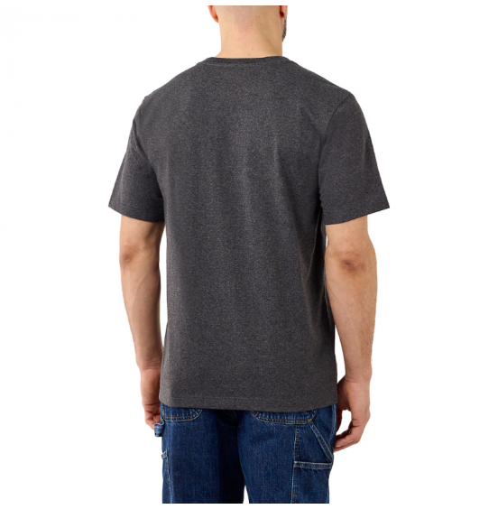 CARHARTT ΑΝΔΡΙΚΟ T-SHIRT RELAXED FIT HEAVYWEIGHT SHORT-SLEEVE POCKET 103296-CRN CARBON HEATHER