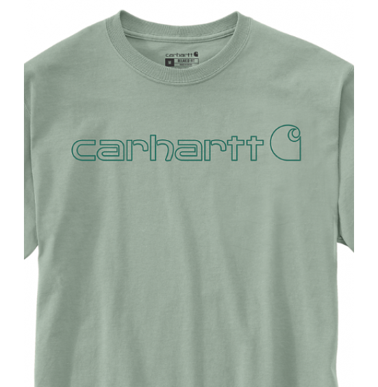 CARHARTT ΑΝΔΡΙΚΟ T-SHIRT RELAXED FIT HEAVYWEIGHT SHORT-SLEEVE LOGO GRAPHIC 103361-GL3 SEABROOK