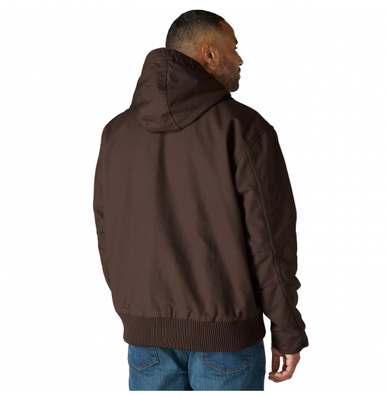 CARHARTT ΑΝΔΡΙΚΟ JACKET WASHED DUCK ACTIVE 104050-DKB DARK BROWN