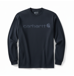 CARHARTT ΑΝΔΡΙΚΗ ΜΠΛΟΥΖΑ DEARBORN RELAXED LS LOGO 104107-I27 NAVY DARK