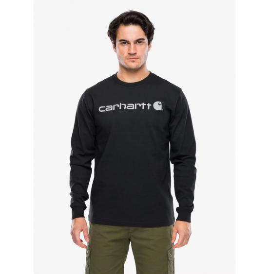 CARHARTT ΑΝΔΡΙΚΗ ΜΠΛΟΥΖΑ DEARBORN RELAXED LS LOGO 104107-N21 BLACK GREY