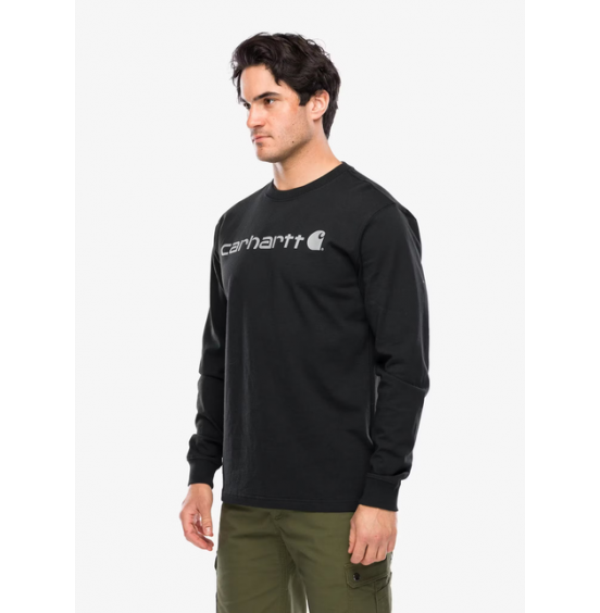 CARHARTT ΑΝΔΡΙΚΗ ΜΠΛΟΥΖΑ DEARBORN RELAXED LS LOGO 104107-N21 BLACK GREY