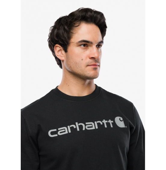 CARHARTT ΑΝΔΡΙΚΗ ΜΠΛΟΥΖΑ DEARBORN RELAXED LS LOGO 104107-N21 BLACK GREY