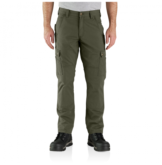 CARHARTT ΑΝΔΡΙΚΟ ΠΑΝΤΕΛΟΝΙ RELAXED STRAIGHT RIPSTOP DOUBLE FRONT CARGO PANT 105461-G72 BASIL