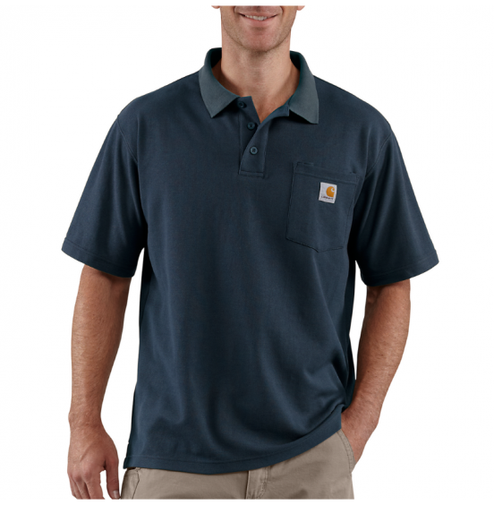CARHARTT ΑΝΔΡΙΚΟ POLO LOOSE FIT MIDWEIGHT SHORT-SLEEVE POCKET 106685-NVY NAVY