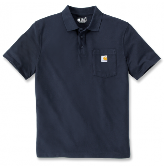 CARHARTT ΑΝΔΡΙΚΟ POLO LOOSE FIT MIDWEIGHT SHORT-SLEEVE POCKET 106685-NVY NAVY