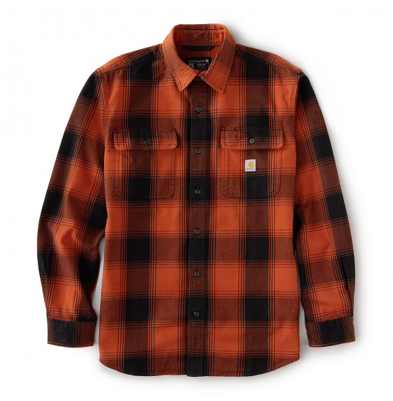 CARHARTT ΑΝΔΡΙΚΟ ΠΟΥΚΑΜΙΣΟ HUBBARD LOOSE LS PLAID 107013-RG0 HOMESTEAD RED