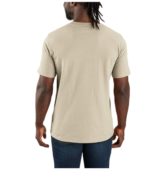 CARHARTT ΑΝΔΡΙΚΟ T-SHIRT RELAXED FIT LIGHTWEIGHT SHORT-SLEEVE LOGO GRAPHIC 107046-Α16 OAT MILK