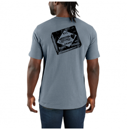 CARHARTT ΑΝΔΡΙΚΟ T-SHIRT RELAXED FIT LIGHTWEIGHT SHORT-SLEEVE POCKET 107052-HN7 LIGHT FADED NAVY