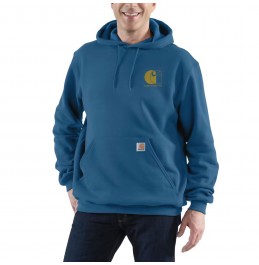 CARHARTT ΑΝΔΡΙΚΟ ΦΟΥΤΕΡ FORCE RELAXED FIT LIGHTWEIGHT LOGO GRAPHIC SWEATSHIRT 107064-H04 DARK HORIZON BLUE