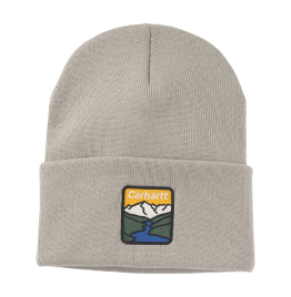 CARHARTT ΣΚΟΥΦΟΣ RIVER CUFFED BEANIE 107706-EE2 GRAY DUNES