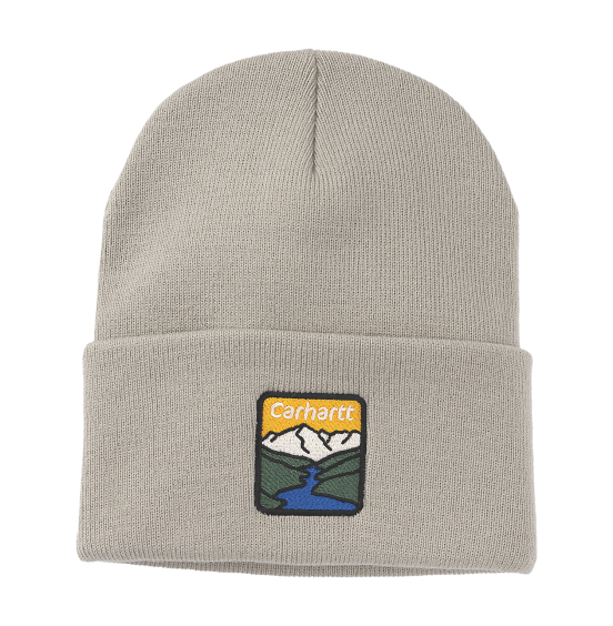 CARHARTT ΣΚΟΥΦΟΣ RIVER CUFFED BEANIE 107706-EE2 GRAY DUNES CARHARTT ΣΚΟΥΦΟΣ RIVER CUFFED BEANIE 107706-EE2 GRAY DUNES