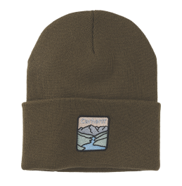 CARHARTT ΣΚΟΥΦΟΣ RIVER CUFFED BEANIE 107706-GN6 BURNISHED LOGS