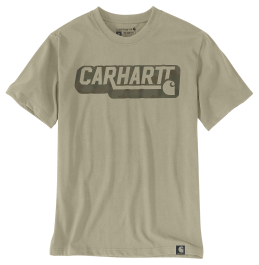 CARHARTT ΑΝΔΡΙΚΟ T-SHIRT IRVINE RELAXED CAMO LOGO 107772-GR9 FADED FATIGUE