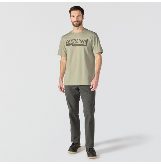 CARHARTT ΑΝΔΡΙΚΟ T-SHIRT IRVINE RELAXED CAMO LOGO 107772-GR9 FADED FATIGUE