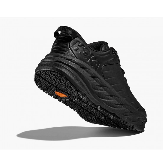 HOKA ΑΝΔΡΙΚΑ ΑΝΑΤΟΜΙΚΑ ΑΔΙΑΒΡΟΧΑ ΑΘΛΗΤΙΚΑ ΠΑΠΟΥΤΣΙΑ BONDI SR 1110520-BBLC BLACK