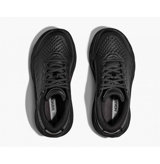 HOKA ΑΝΔΡΙΚΑ ΑΝΑΤΟΜΙΚΑ ΑΔΙΑΒΡΟΧΑ ΑΘΛΗΤΙΚΑ ΠΑΠΟΥΤΣΙΑ BONDI SR 1110520-BBLC BLACK