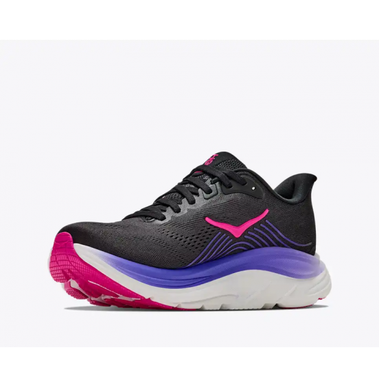 HOKA ΓΥΝΑΙΚΕΙΑ ΑΘΛΗΤΙΚΑ ΠΑΠΟΥΤΣΙΑ CLIFTON 111176573-BNNN BLACK NEON NEBULA