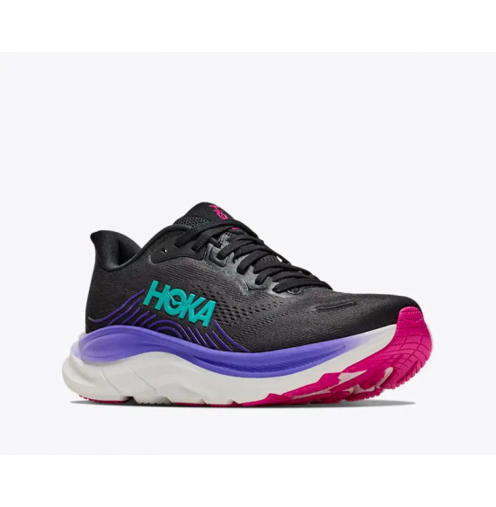 HOKA ΓΥΝΑΙΚΕΙΑ ΑΘΛΗΤΙΚΑ ΠΑΠΟΥΤΣΙΑ CLIFTON 111176573-BNNN BLACK NEON NEBULA