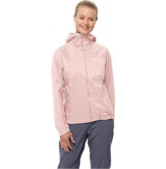 JACK WOLFSKIN ΓΥΝΑΙΚΕΙΑ ΜΕΜΒΡΑΣΗ PRELIGHT 2.5L JACKET 1115921-2203-003 ROSE SMOKE