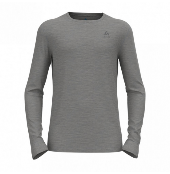 ODLO ΑΝΔΡΙΚΟ ΙΣΟΘΕΡΜΙΚΟ SPORTS UNDERWEAR MERINO 200 gr TOP CREW NECK 111602-10183 GREY