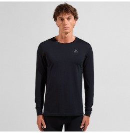 ODLO ΑΝΔΡΙΚΟ ΙΣΟΘΕΡΜΙΚΟ SPORTS UNDERWEAR MERINO 200 gr TOP CREW NECK 111602-15000 BLACK