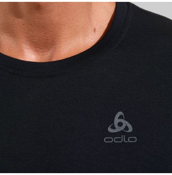 ODLO ΑΝΔΡΙΚΟ ΙΣΟΘΕΡΜΙΚΟ SPORTS UNDERWEAR MERINO 200 gr TOP CREW NECK 111602-15000 BLACK