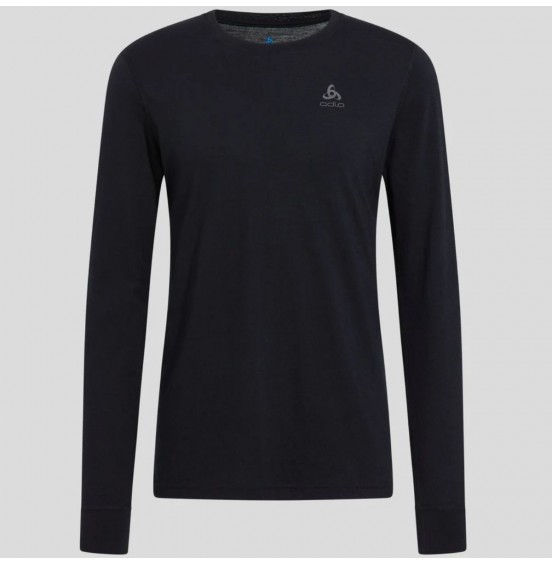 ODLO ΑΝΔΡΙΚΟ ΙΣΟΘΕΡΜΙΚΟ SPORTS UNDERWEAR MERINO 200 gr TOP CREW NECK 111602-15000 BLACK
