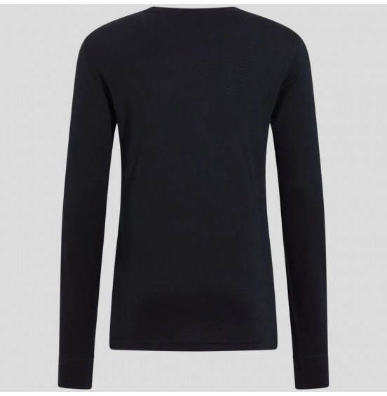 ODLO ΑΝΔΡΙΚΟ ΙΣΟΘΕΡΜΙΚΟ SPORTS UNDERWEAR MERINO 200 gr TOP CREW NECK 111602-15000 BLACK