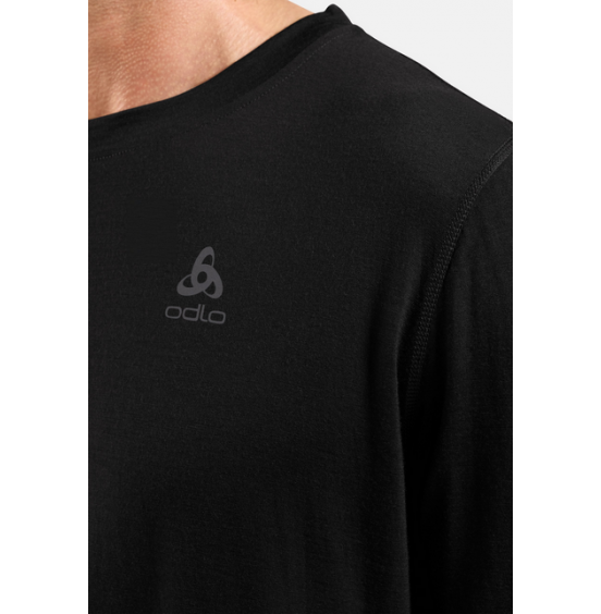 ODLO ΑΝΔΡΙΚΟ ΙΣΟΘΕΡΜΙΚΟ SPORTS UNDERWEAR MERINO 160 gr TOP CREW NECK 112272-15000 BLACK