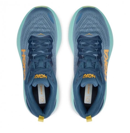 HOKA ΑΝΔΡΙΚΑ ΑΘΛΗΤΙΚΑ ΠΑΠΟΥΤΣΙΑ BONDI 8 1123202-RHD BLUE